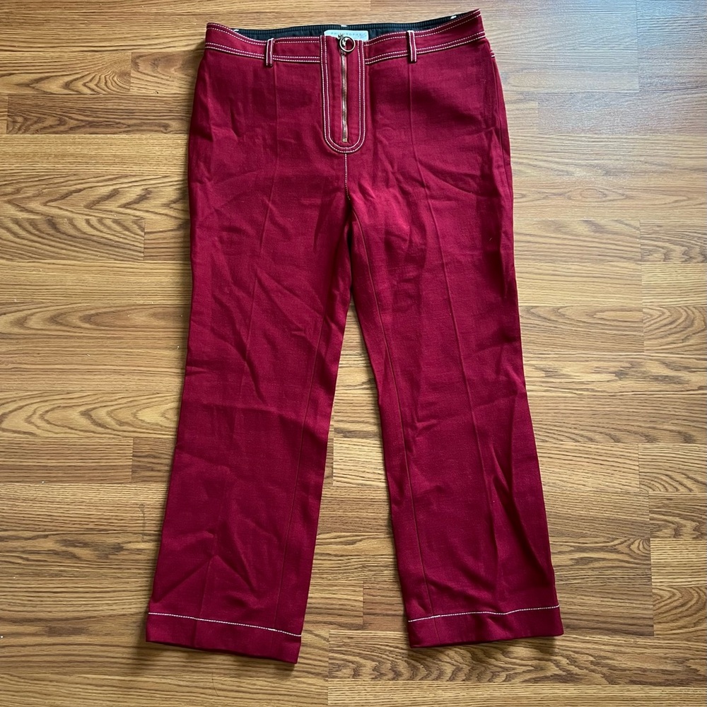 Philosophy di Lorenzo Red Wide Leg Pants